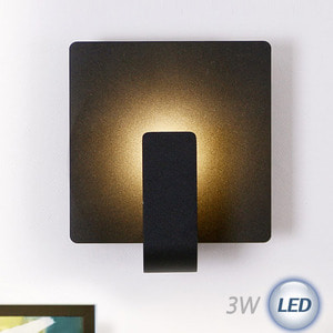 LED 정사각 간접벽등 3W